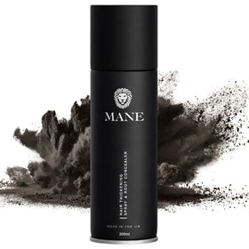 Mane Micro-Mineral Spray bottle demonstrates instant volume with a lightweight feel.