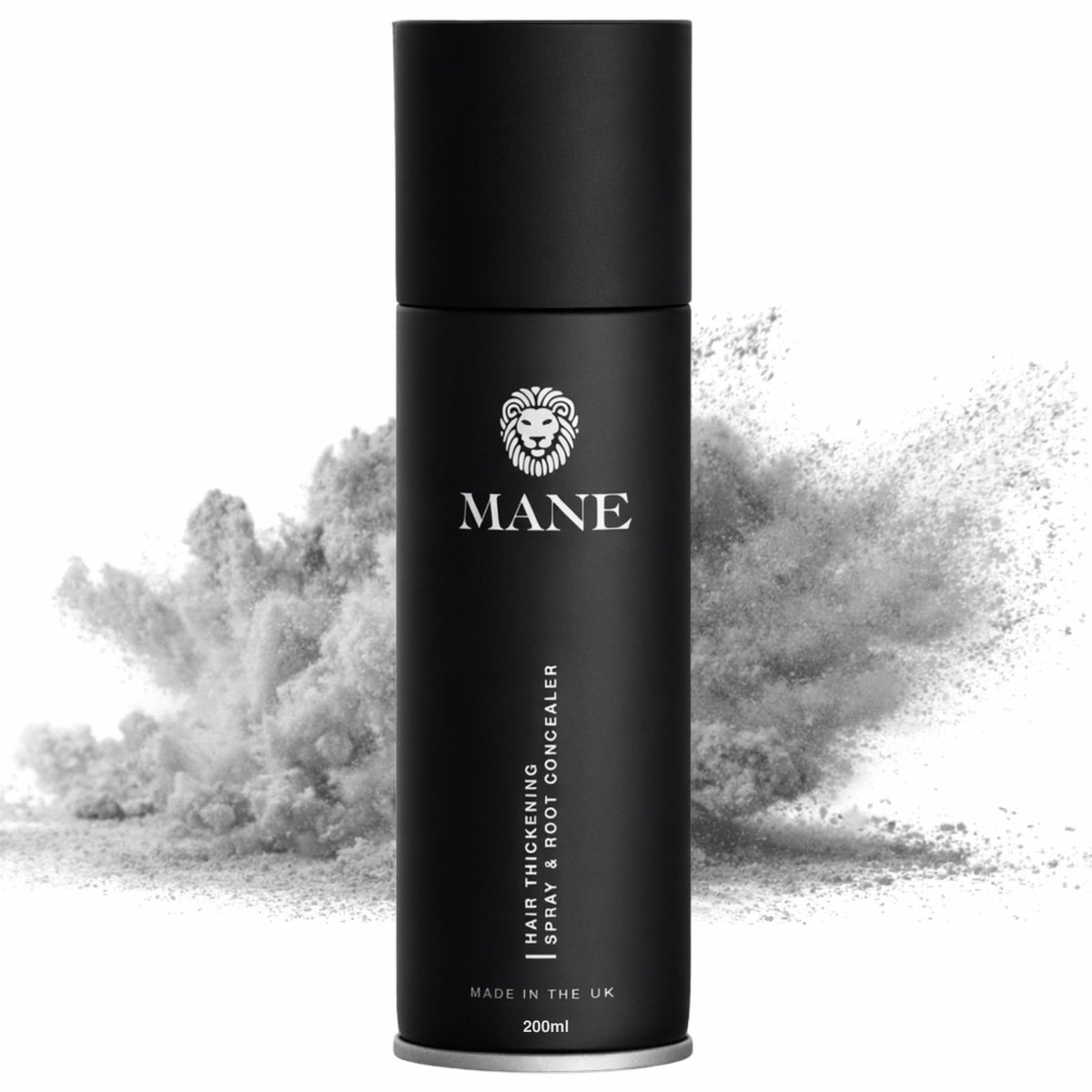 MANE micro-mineral spray bottle for instant thickness on thinning hair.