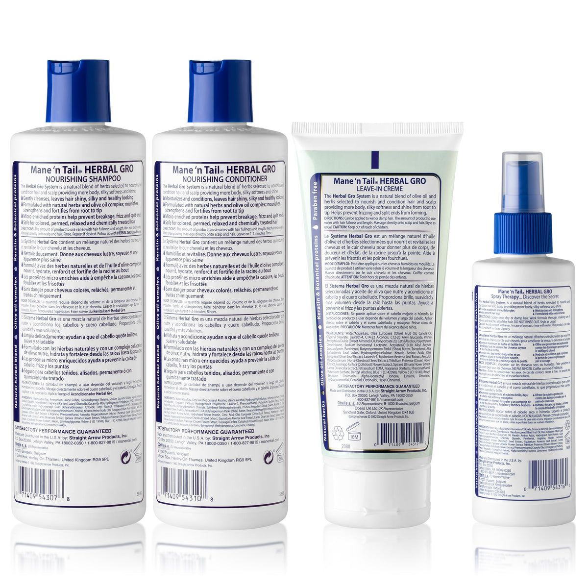 Mane 'n Tail Herbal Gro Conditioner bottle nourishes and smooths for easy styling