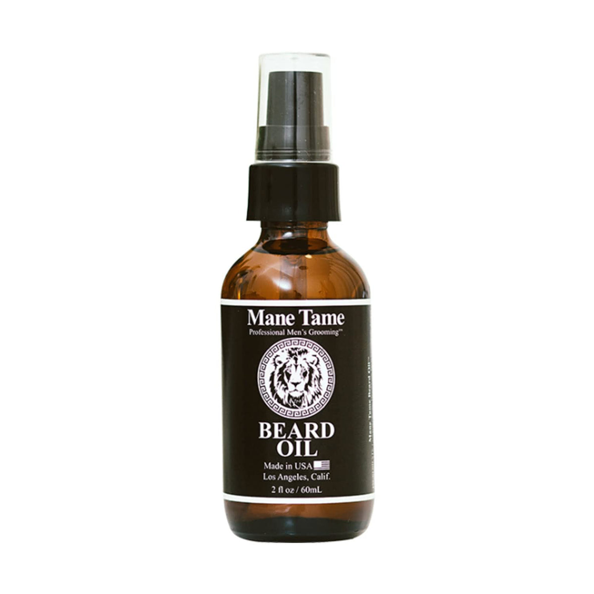 Mane Tame Beard Oil pump bottle for easy, mess-free application