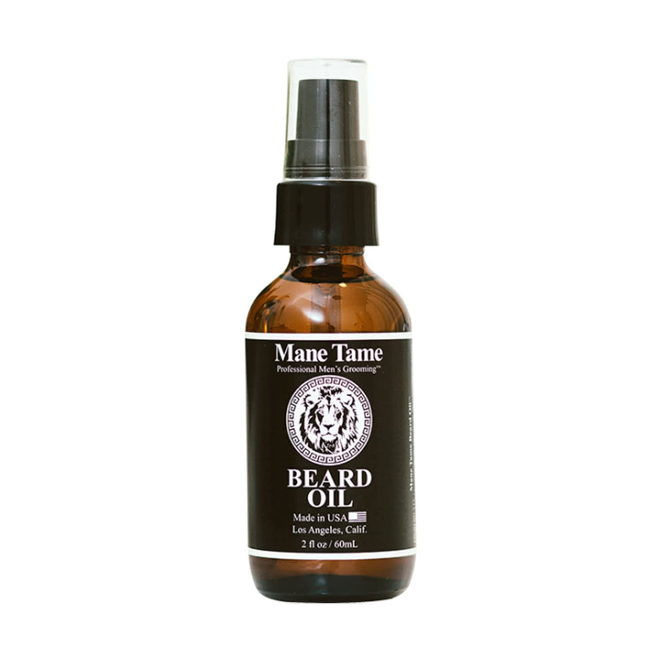 Mane Tame Beard Oil pump bottle for easy, mess-free application