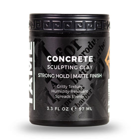 Mane Tame Concrete Sculpting Clay delivers ultra-strong hold for durable, all-day style.