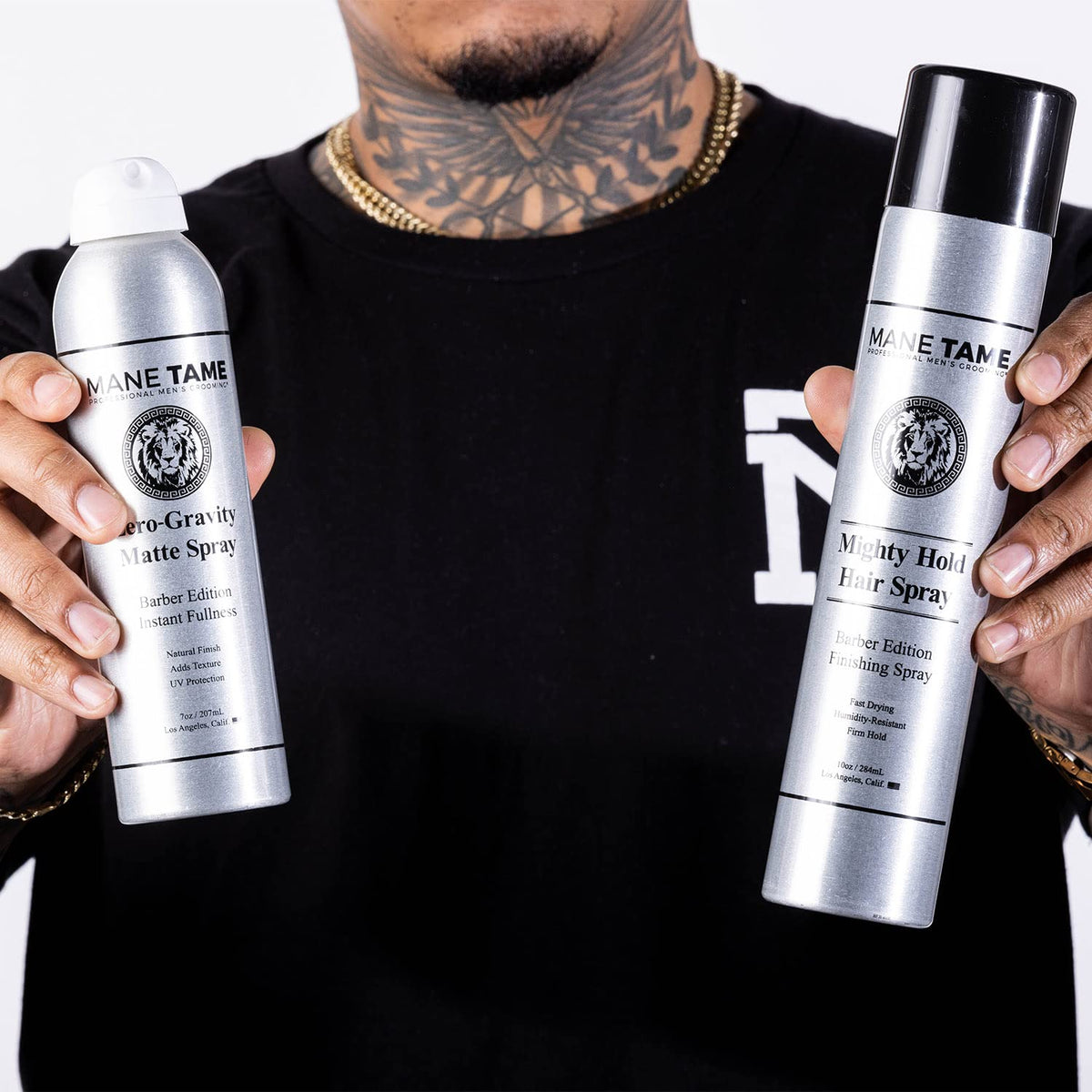 Mane Tame Mighty Hold formula resists humidity for steady styles.