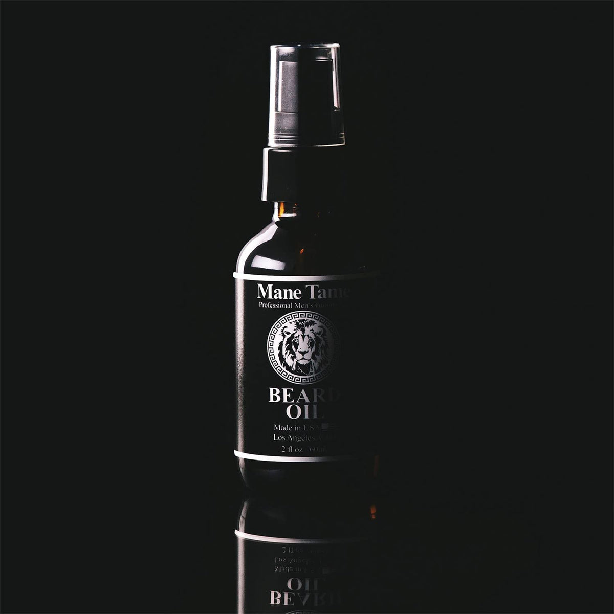 Mane Tame soft beard finish showing smooth, conditioned hair