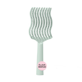 Mane Wets Get It On brush with bendable bristles detangles hair gently