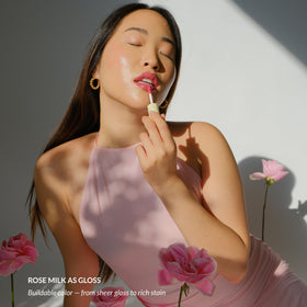 Mango People Beet Juice shade lip stain warm pink tint