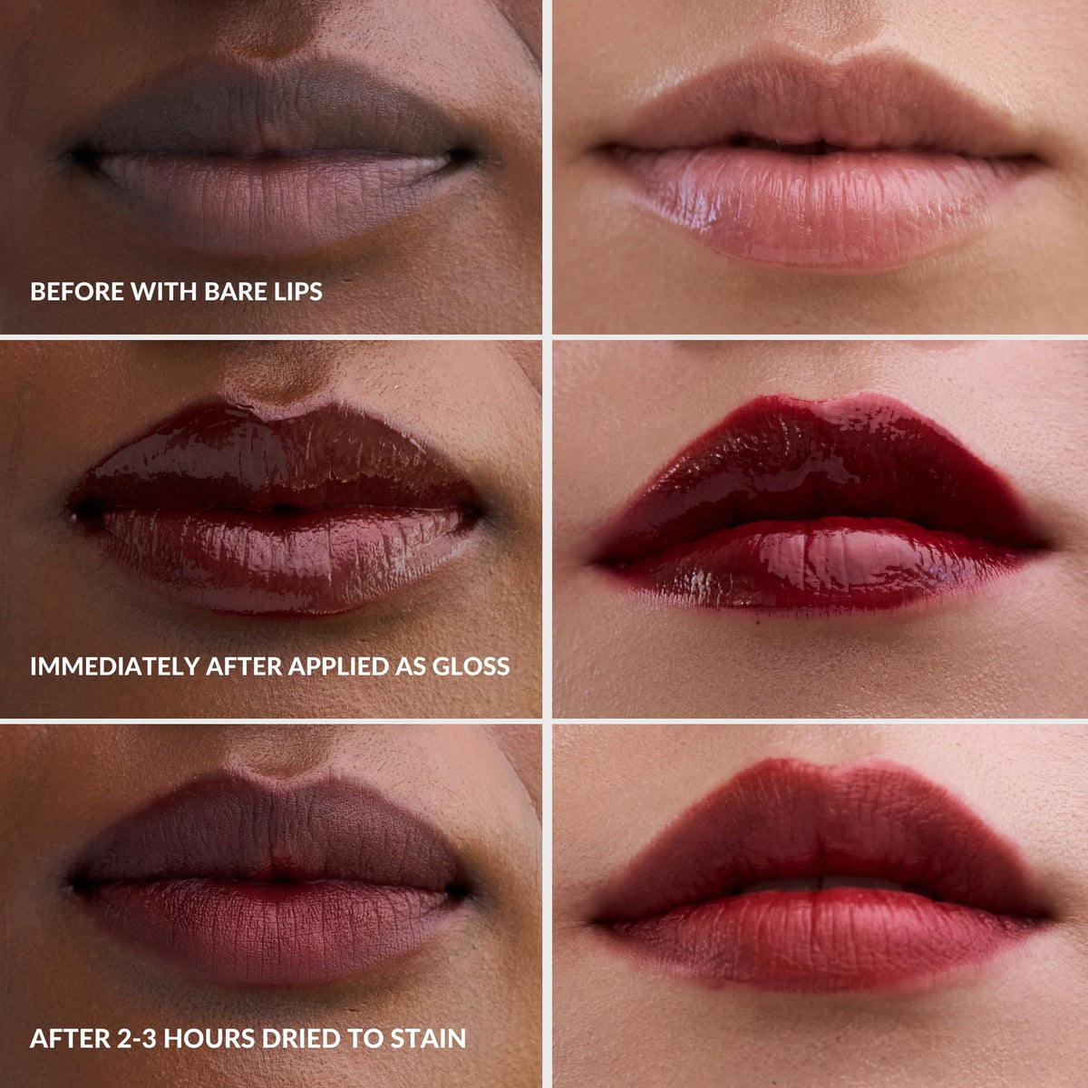 Mango People Dual-Purpose Lip Glaze-Stain for versatile looks.
