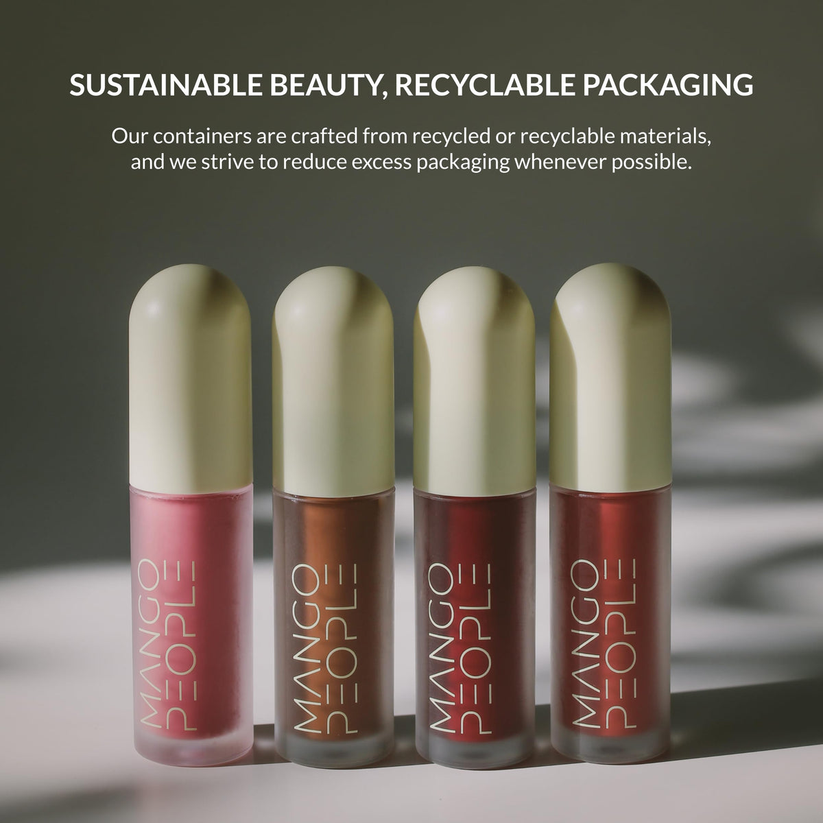 Mango People Fruit extracts and nourishing oils in glossy lip formula
