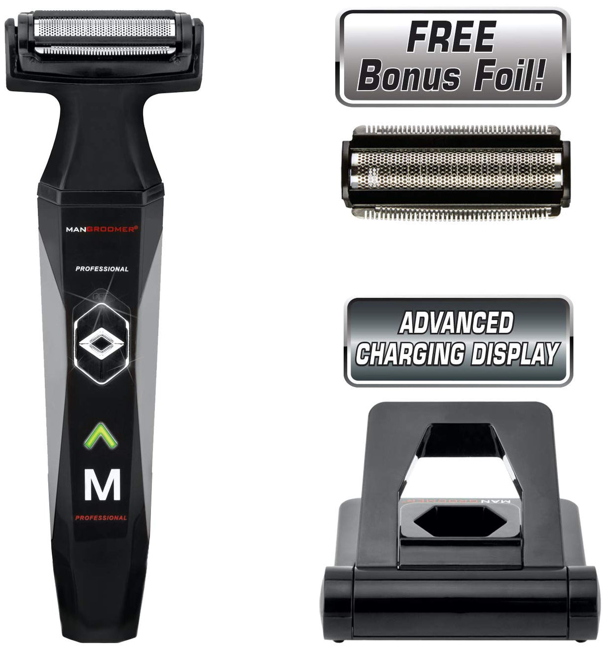 Mangroomer 2.0 Body Trimmer Blades deliver efficient cuts for long and short hair.