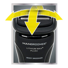 MANGROOMER Lithium Max Plus wet/dry use for shower-ready grooming.