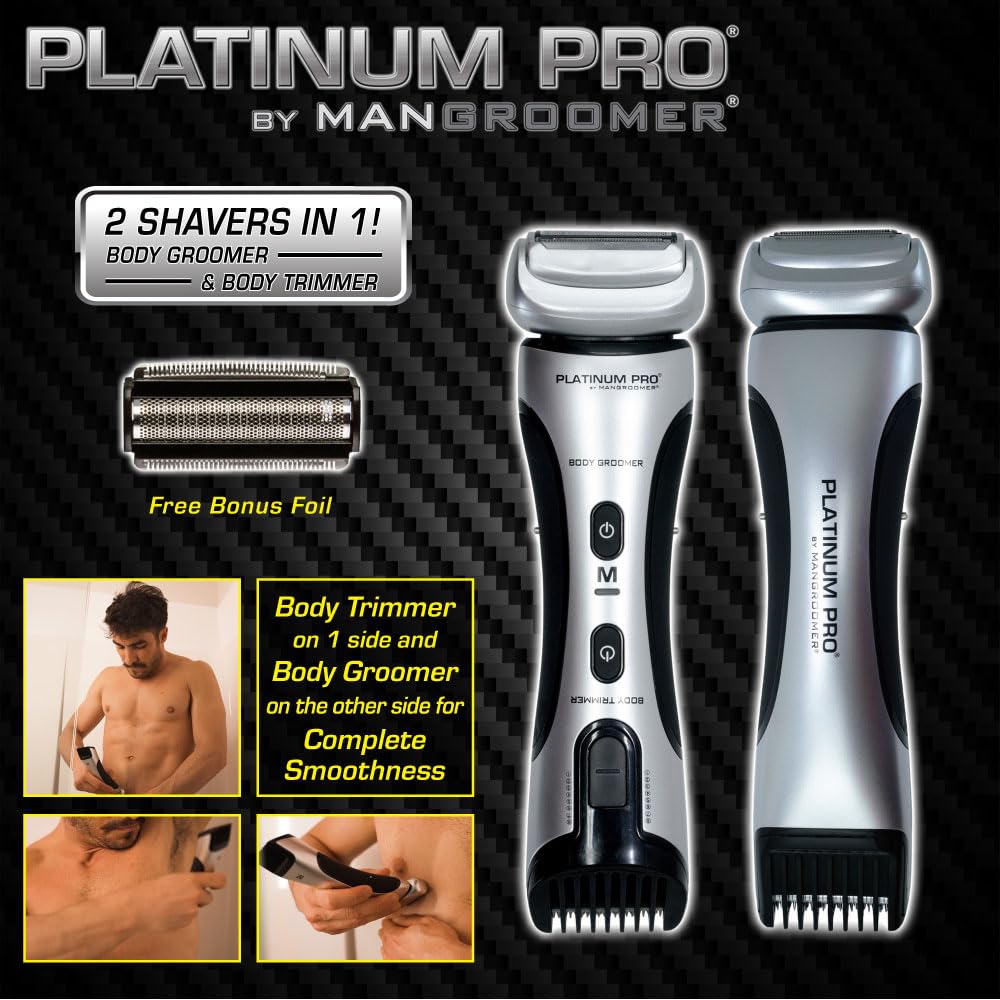 Platinum Pro Mangroomer ball groomer details for sensitive areas