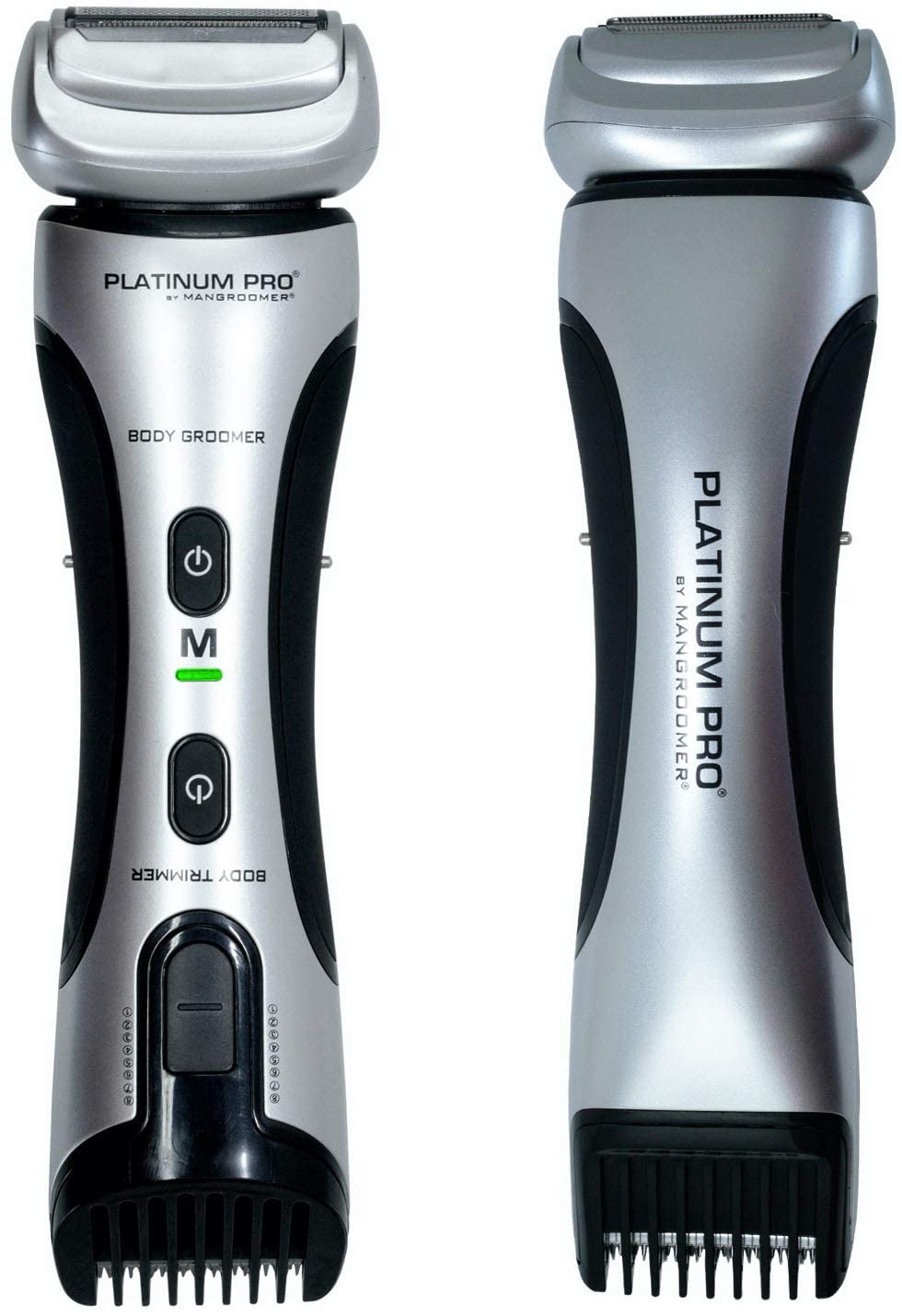 Platinum Pro Mangroomer full-body groomer in action for smooth all-over grooming