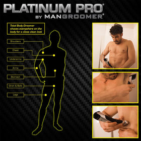 Wet/dry use capability for grooming before or after a shower