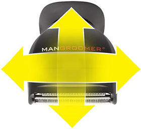 Professional double-sided trimmer and foil blade for efficient long and short hair cutting.