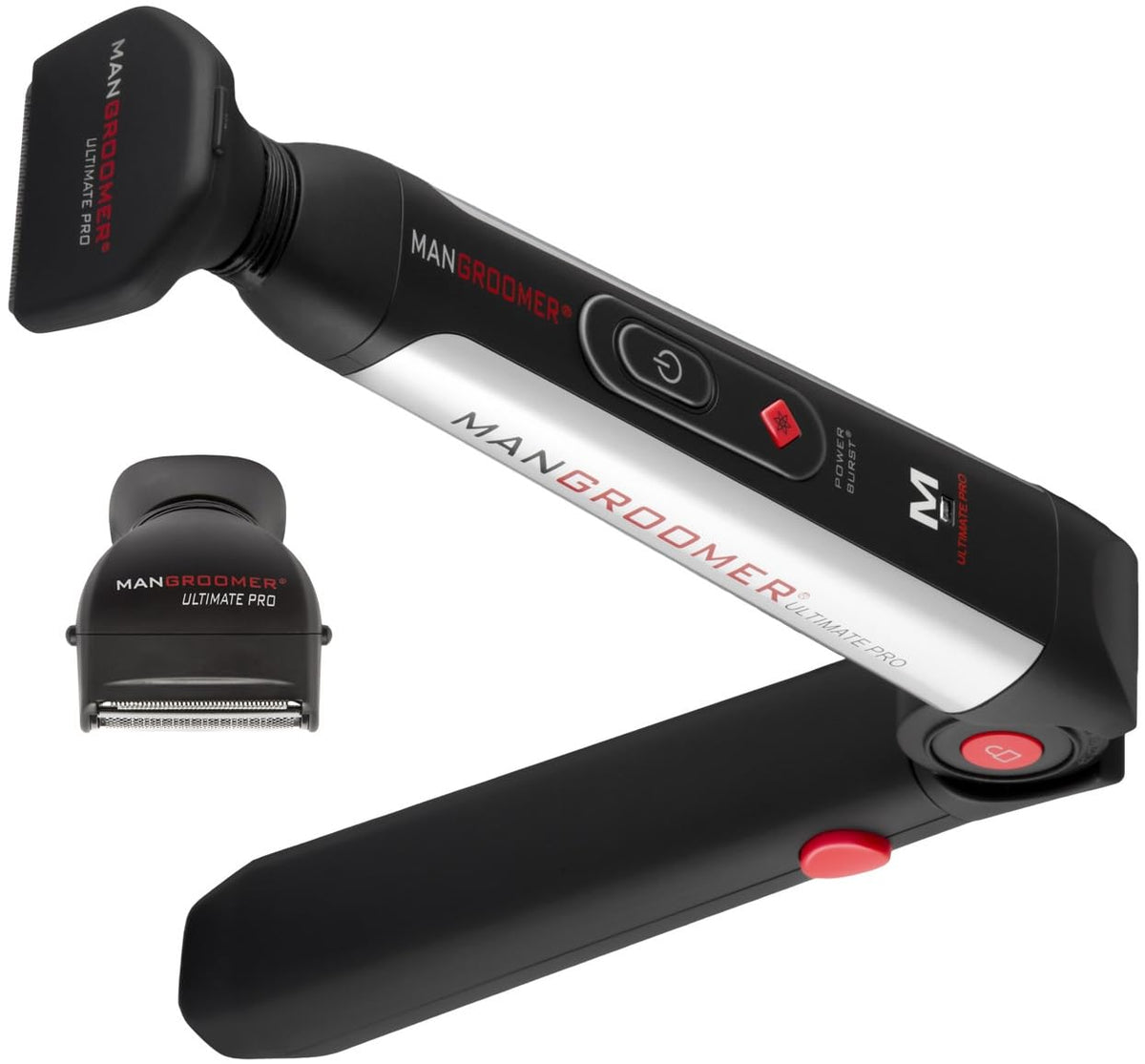 MANGROOMER Ultimate Pro back shaver stainless steel hypoallergenic blade for sensitive skin
