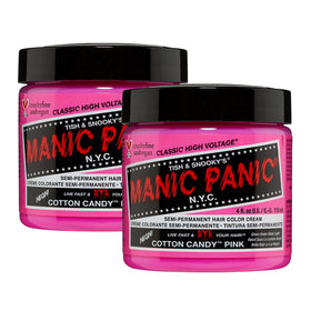 MANIC PANIC cotton candy pink dye tub ready for vibrant color transformation
