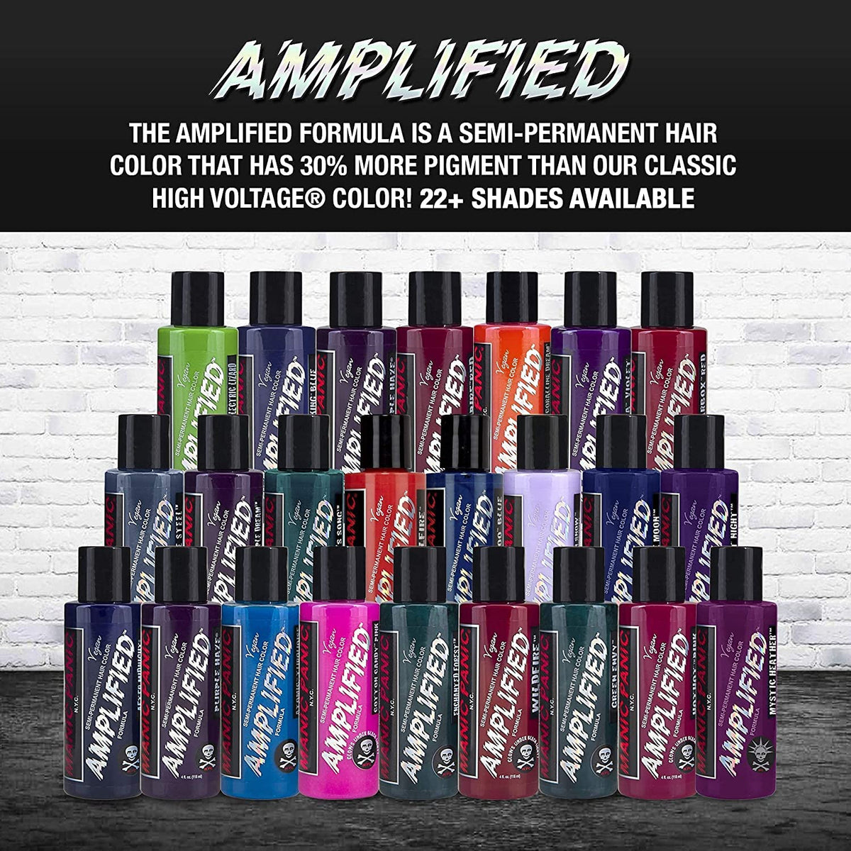 MANIC PANIC Electric Lizard packaging box with clear ingredient info.