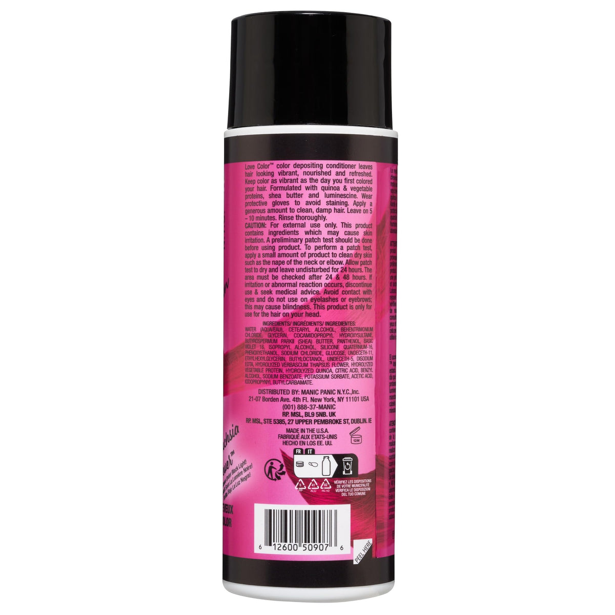 Hair treated with Fuchsia Fever for vivid pink boost