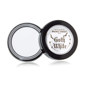 MANIC PANIC Goth White Foundation bottle for a bold, long-lasting matte base.