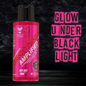 MANIC PANIC Hot Hot Pink Amplified color swatch for true neon tone