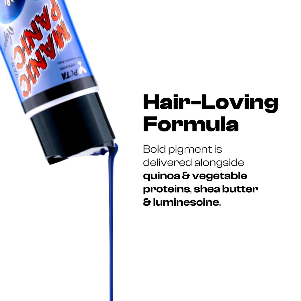MANIC PANIC Orange Crush cream texture ideal for quick at-home color touch-ups