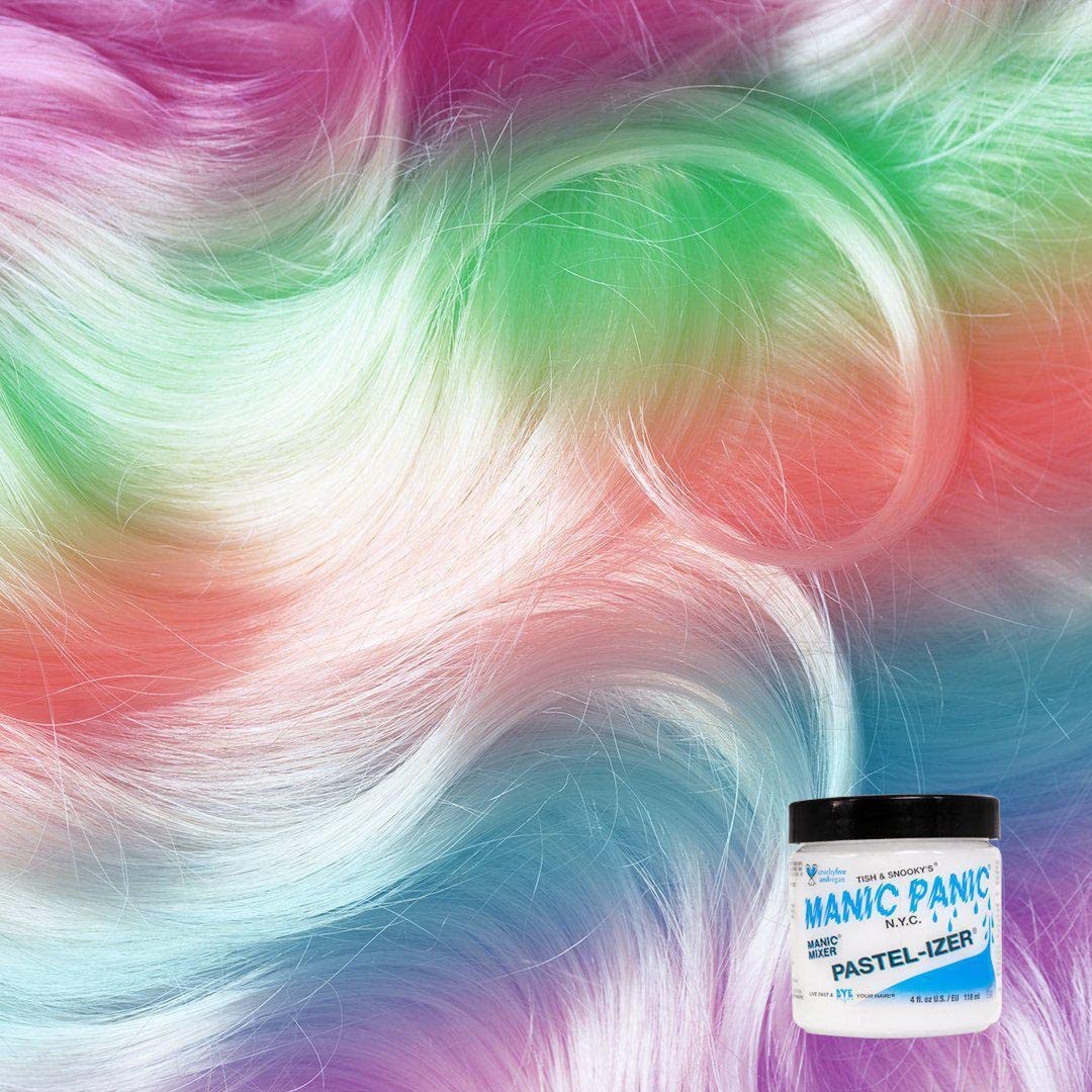 Pre-lightened hair with Pastelizer for best pastel results on blonde
