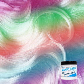 Pre-lightened hair with Pastelizer for best pastel results on blonde