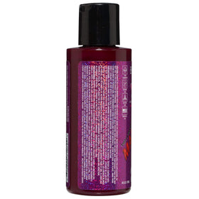 Manic Panic Pink Warrior swatches demonstrate neon pink against light and dark hair.