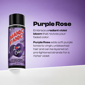 Applying Manic Panic Purple Rose to refresh faded color