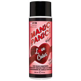 MANIC PANIC Red Desire bottle close-up showing vibrant color and branding.