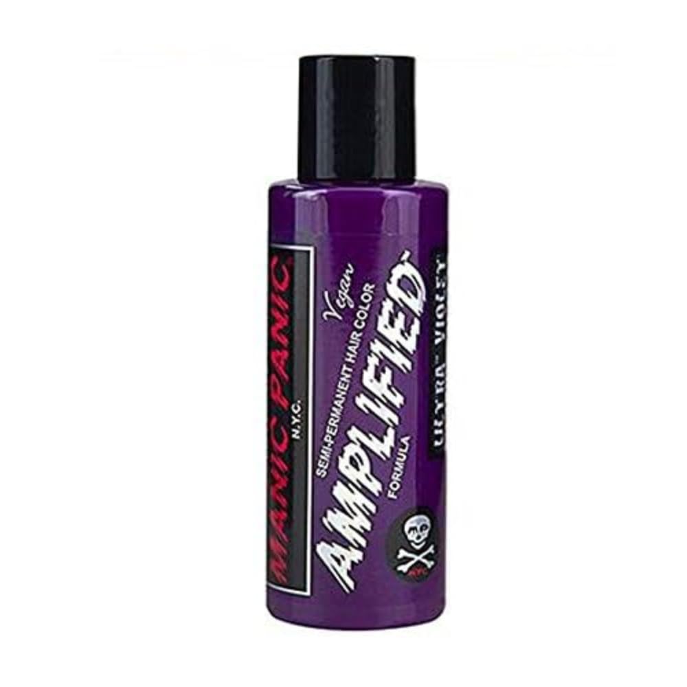 MANIC PANIC Ultra Violet Amplified dye jar for bold, even color results.