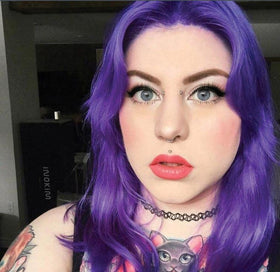 MANIC PANIC Ultra Violet Amplified ingredients label highlights vegan formula.