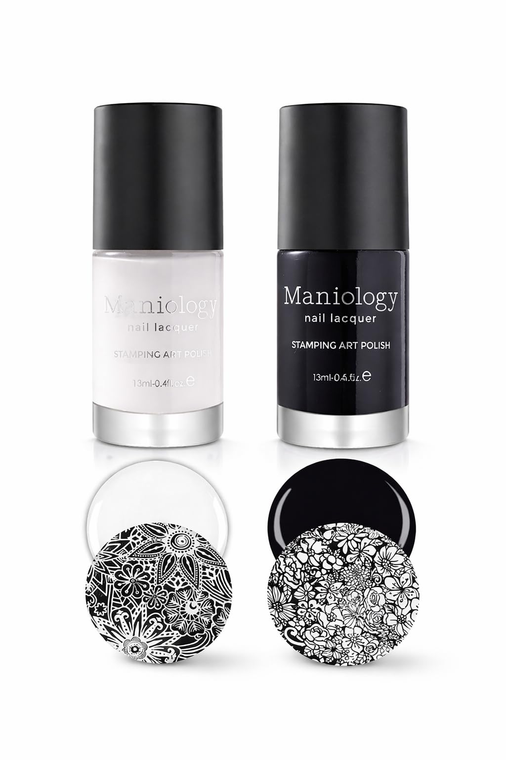 Maniology stamping polish cap closeup showing rich pigment for crisp lines