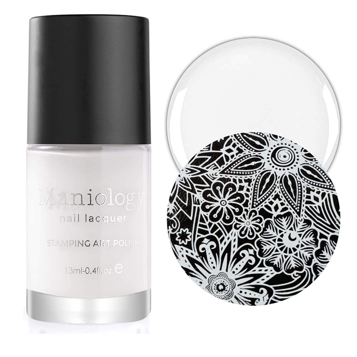 Maniology pigment-rich swatch demonstrates vibrant color payoff for nail art