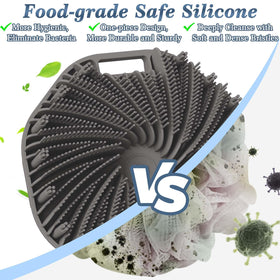 Manmihealth non-slip strap keeps the scrubber secure during exfoliation sessions.