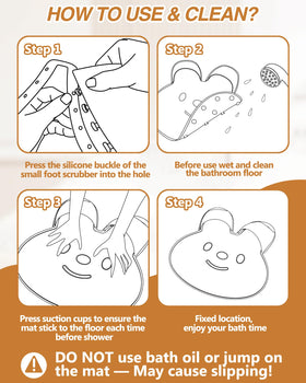 Manmihealth rabbit-shaped mat measures 17.7 by 17.7 inches for versatile fit.