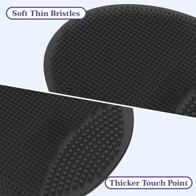 Manmihealth face scrubber exfoliates delicate facial skin for a radiant look.