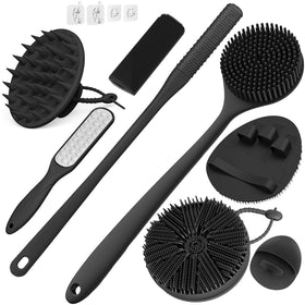 Manmihealth silicone scalp massager for thorough cleansing and soothing scalp sensations.