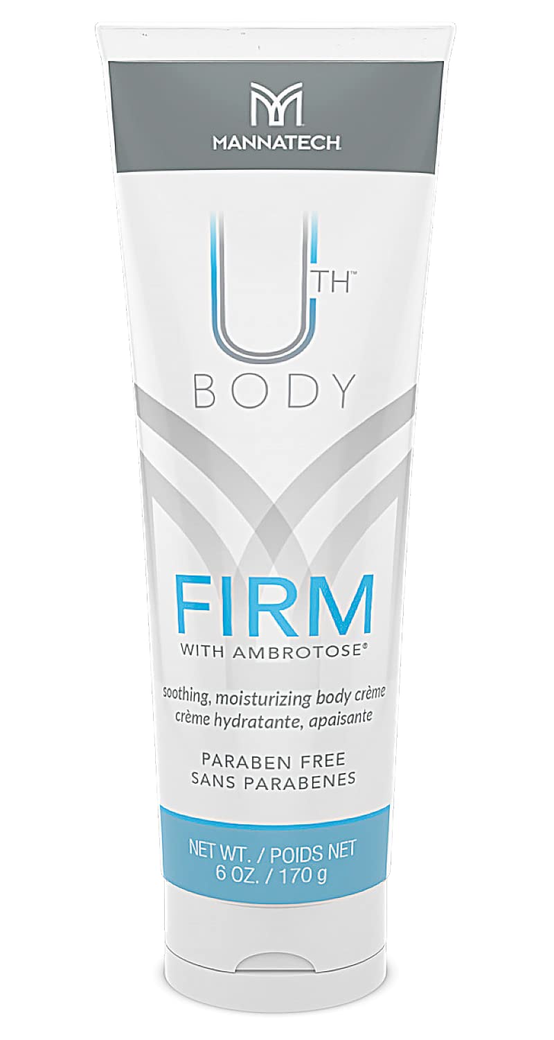 Mannatech Firm with Ambrotose bottle delivering daily, non-greasy hydration
