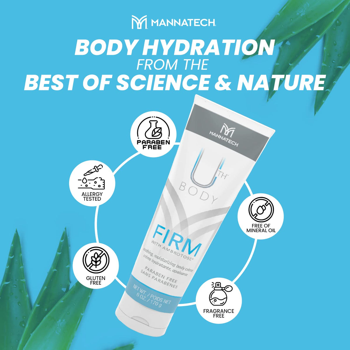 Dermatologist-tested, paraben-free label emphasizes gentle care