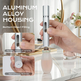 Manoai 3PCS travel atomizers leak-proof design prevents spills during travel.