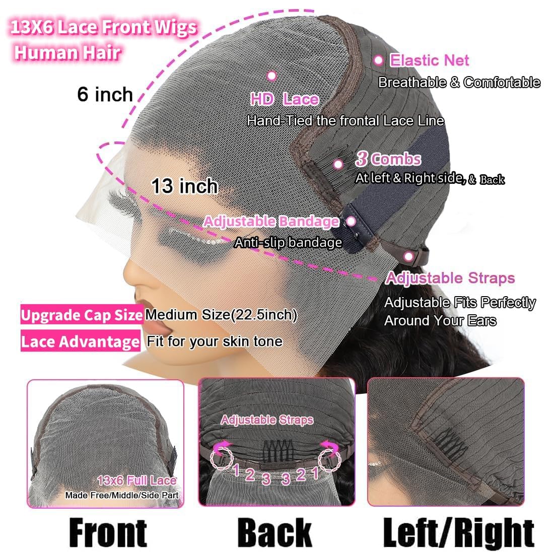 Manorshen curly human hair wig with voluminous, defined waves.
