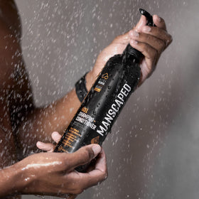 MANSCAPED daily-use bottle ideal for quick, streamlined routines
