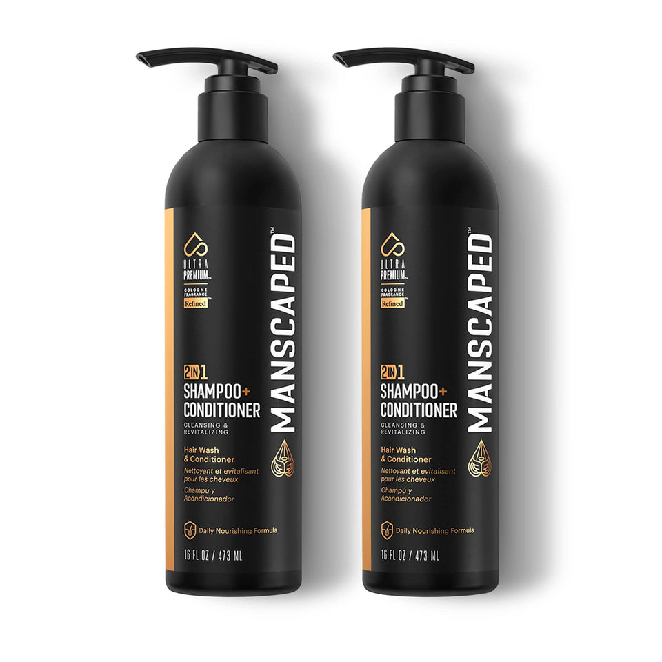 MANSCAPED 2-in-1 bottle with sea kelp delivers daily hydrating nourishment