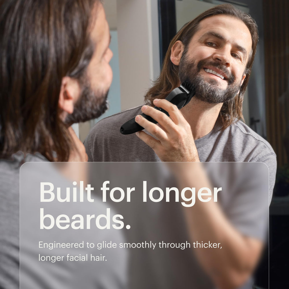 MANSCAPED included comb attaches securely for consistent beard shaping