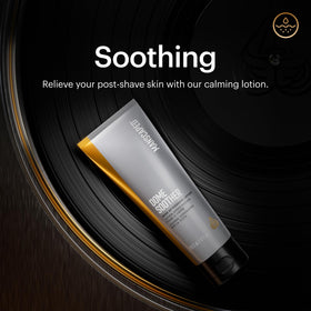 Manscaped Dome Soother aloe ingredient panel highlights moisture and barrier support.