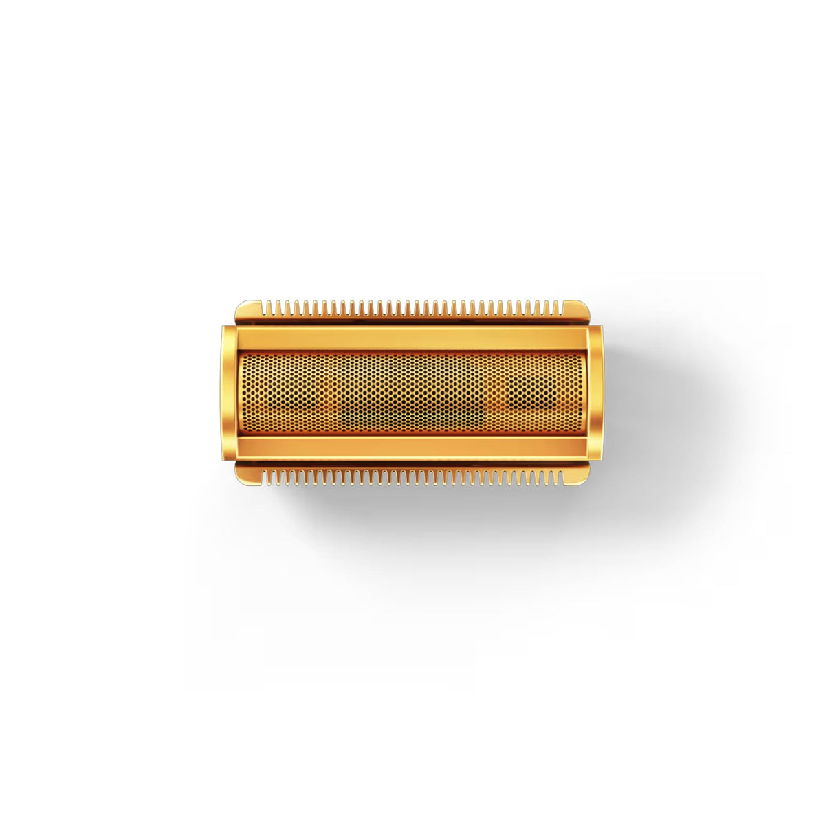 MANSCAPED Lawn Mower 5.0 Ultra gold foil blade module install for quick, hygienic maintenance.