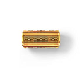 MANSCAPED Lawn Mower 5.0 Ultra gold foil blade module install for quick, hygienic maintenance.