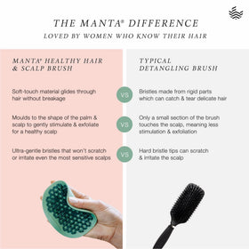 MANTA Original travel-pouch ready for on-the-go hair care.