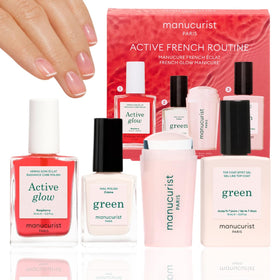 Manucurist Active Glow Raspberry bottle ready for quick radiant nails.